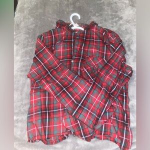Large VICTORIA SECRET red flannel